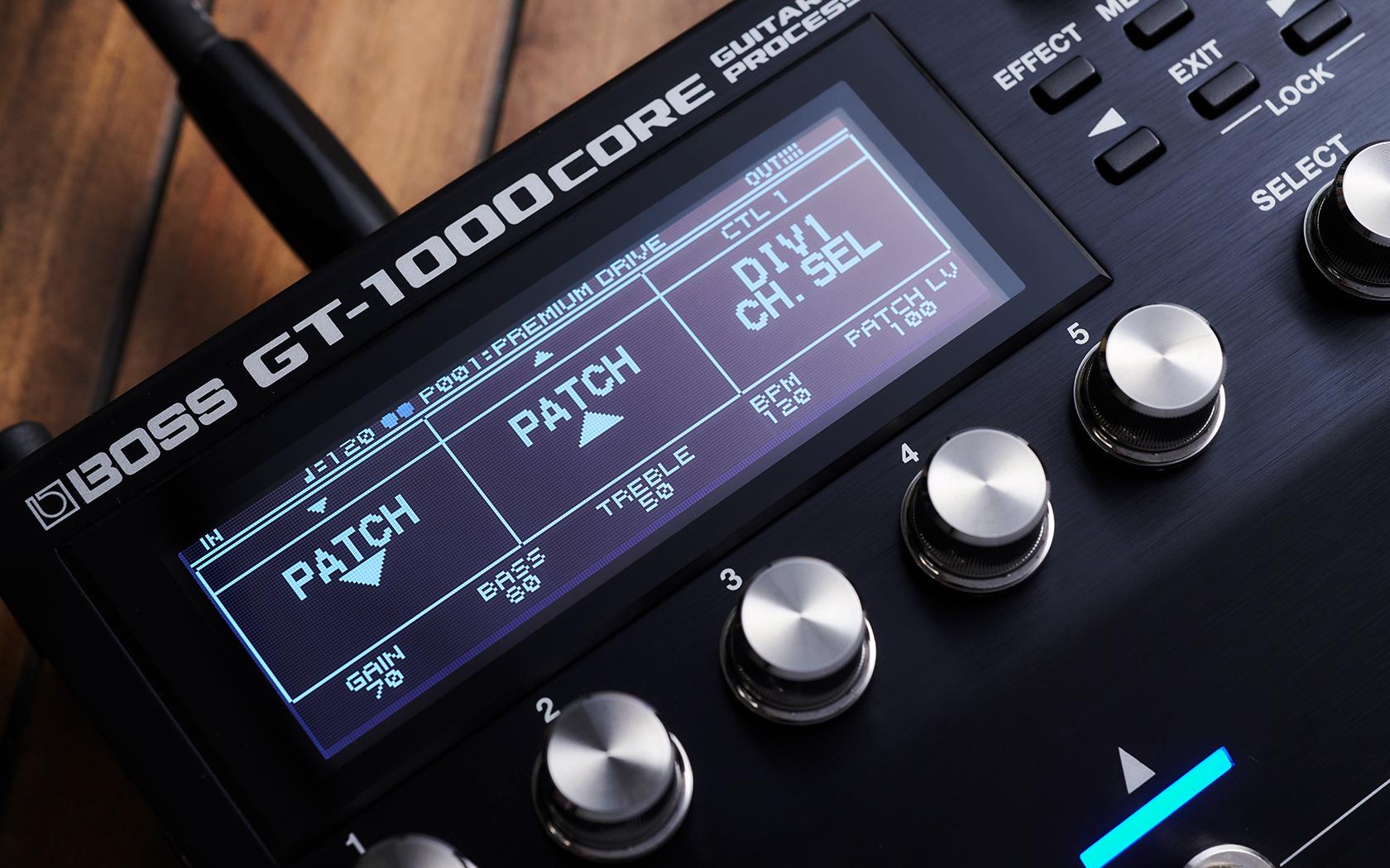 Изображение продукта BOSS GT-1000CORE гитарный процессор эффектов  - 6