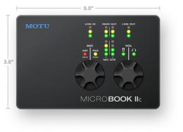 Изображение продукта MOTU MicroBook IIc аудио-интерфейс студийного уровня 