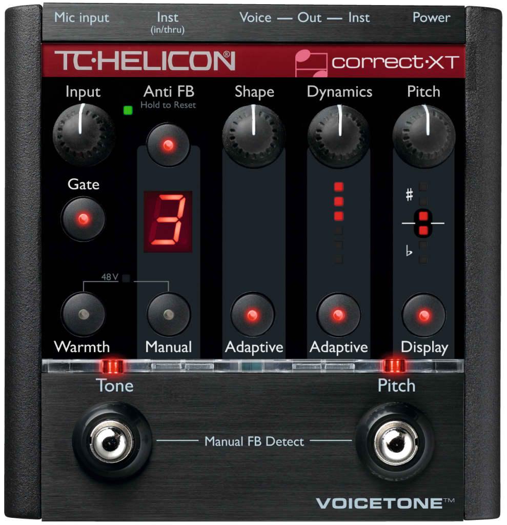 Изображение продукта TC-Helicon VoiceTone Correct XT вокальный процессор Корректор  - 1